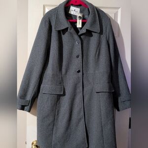 Agnes Orinda Gray Coat - 3x - NWT!